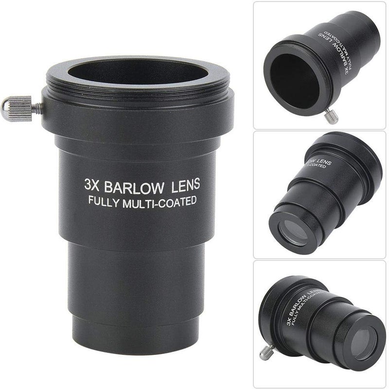 Oumij 3X Barlow Lens, Metal Optical Glass Telescope Barlow Lens, Telescope Accessory, M42x0.75 Thread Interface for 1.25 Inch Astronomical Telescope Eyepieces - Image 4